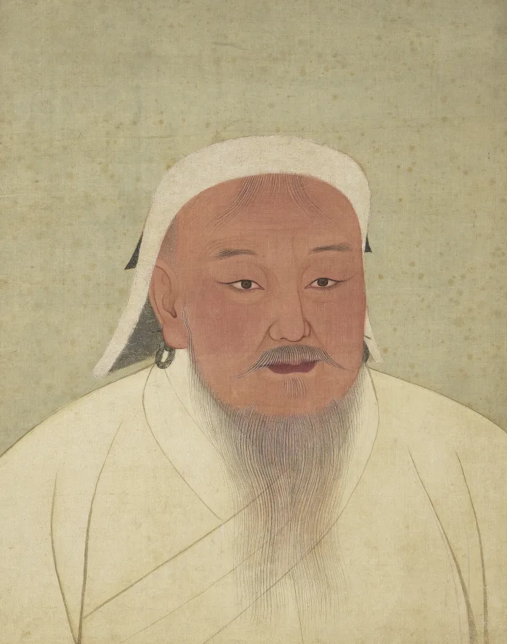 Yuan-era court portrait representing Chinggis Khan