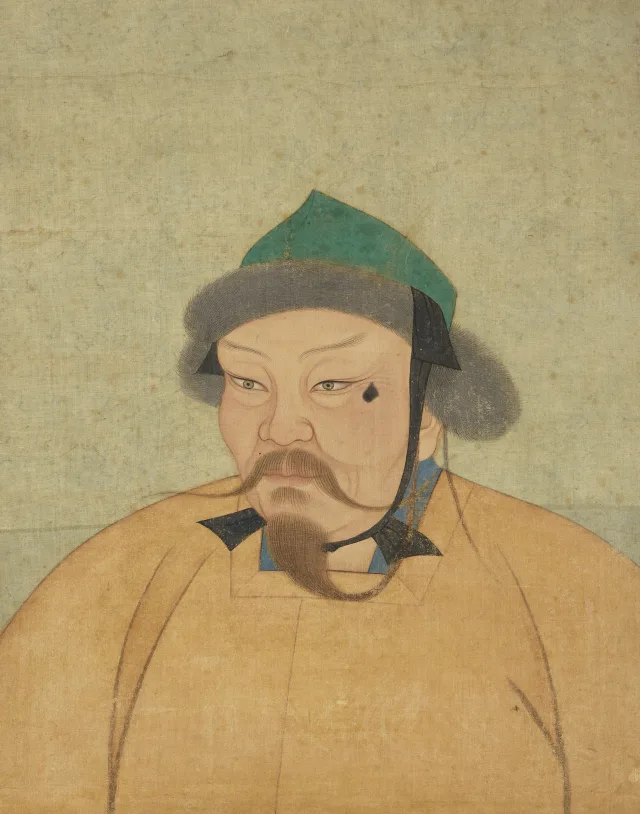 Yuan-era court portrait representing Ögedei Khan